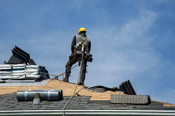 Professional Emergency Roof Repair technician working in Belmont, VA